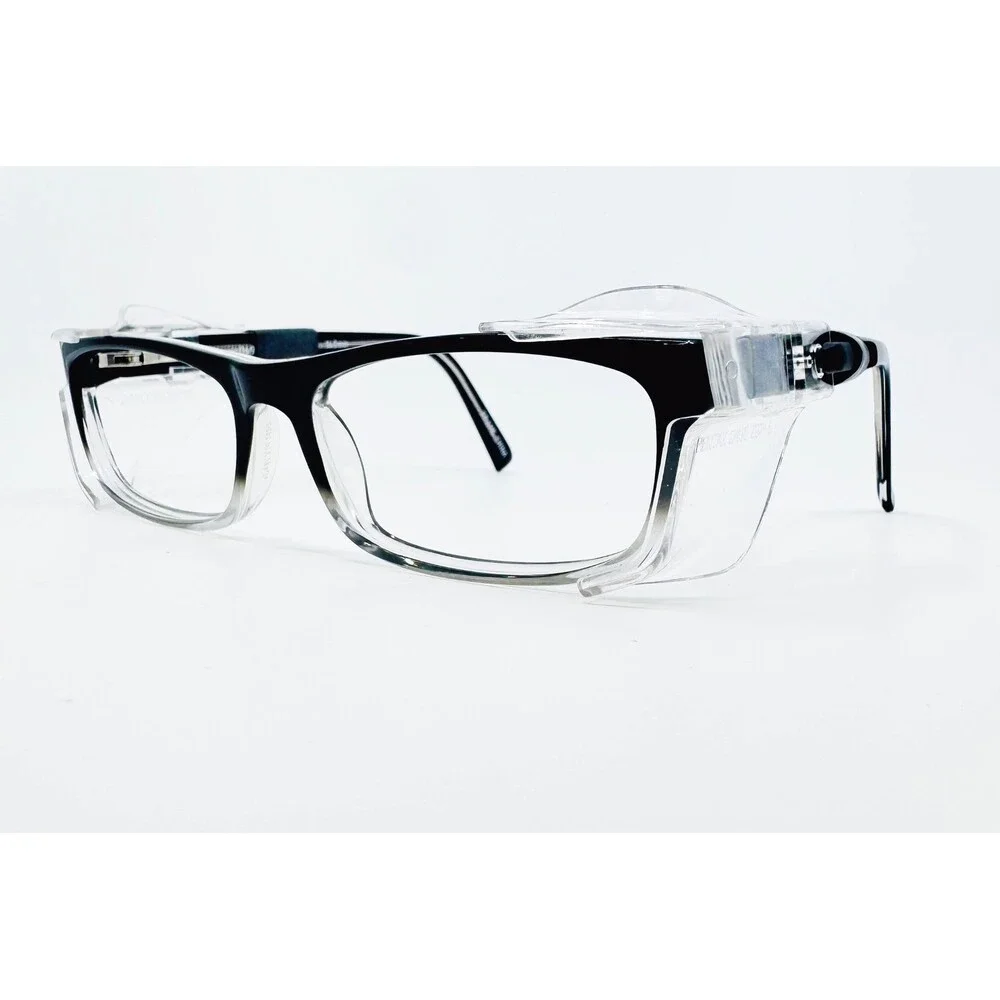 Pentax Safety Glasses Mens Black Clear Z87 Side Shields 140mm